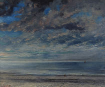 G.Courbet, Strand bei Sonnenuntergang von klassik art