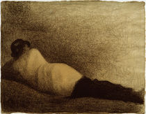 G.Seurat, Liegender Mann (Studie) von klassik art