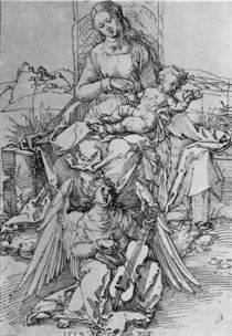 A.Duerer, Maria mit Kind auf Rasenbank by klassik art