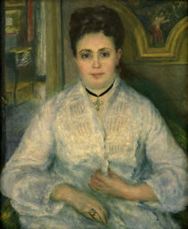 A.Renoir, Madame Choquet in Weiss von klassik art