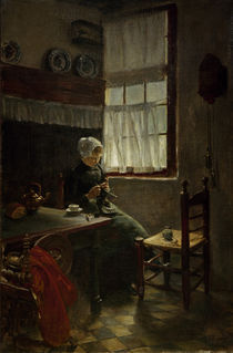 M.Liebermann, Stille Arbeit von klassik art