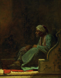 C.Spitzweg, Sitzender Tuerke by klassik art