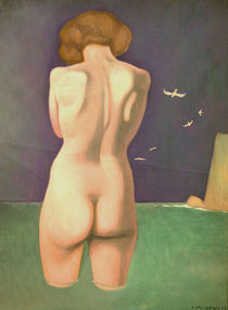 F.Vallotton, Im Wasser stehender Akt by klassik art