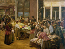 M.Liebermann, Judengasse in Amsterdam by klassik art