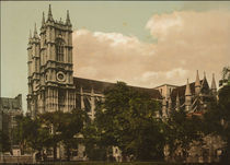London, Westminster Abbey / Photochrom von klassik art