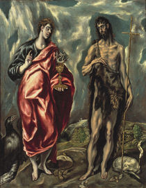 El Greco, Johannes d.T. u. Johannes Ev. von klassik art