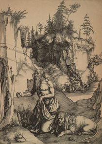 Duerer, Hl.Hieronymus in der Wueste von klassik art