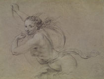 Simon Vouet, Najade by klassik art