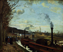 C.Pissarro, Die Seine bei Port Marly by klassik art