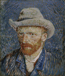 van Gogh, Selbstbildnis mit Filzhut von klassik art