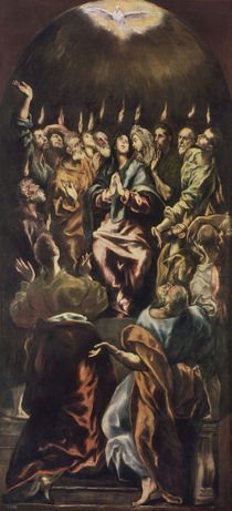 El Greco, Ausgiessung des Hl.Geistes by klassik art