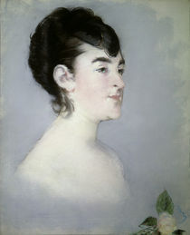 E.Manet, Isabelle Lemonnier mit Rose von klassik art