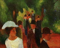 August Macke, Promenade by klassik art