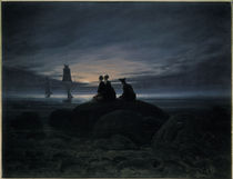 C.D.Friedrich, Mondaufgang am Meer/1822 von klassik art