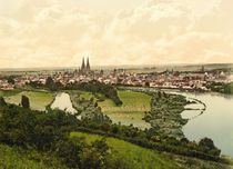 Regensburg, Stadtansicht / Photochrom by klassik art