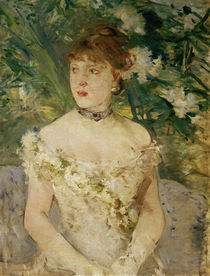 B.Morisot, Junge Frau im Ballkleid von klassik art