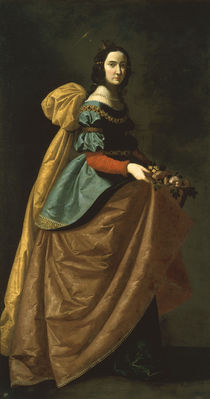 F.Zurbaran, Die hl.Cassilda by klassik art