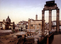 Rom, Forum Romanum / Photochrom um 1900 von klassik art