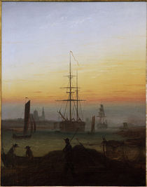C.D.Friedrich, Greifswalder Hafen by klassik art
