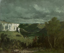 G.Courbet, Das Tal der Loue by klassik art