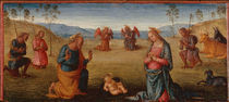 Perugino, Anbetung des Kindes von klassik art