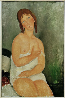 A.Modigliani, Sitzende junge Frau by klassik art