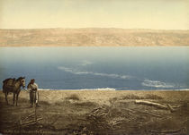 Totes Meer, Landschaftsbild / Photochrom von klassik art