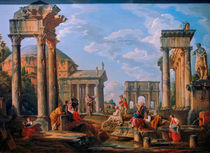 G.P.Pannini, Roemische Architektur by klassik art