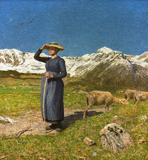 G. Segantini, Mittag in den Alpen von klassik art