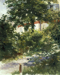 E.Manet, Das Haus im Laubwerk von klassik art