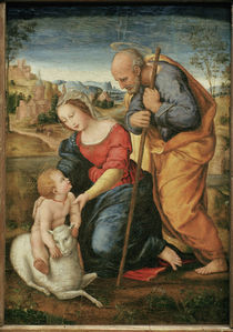 Raffael, Hl. Familie mit Lamm by klassik art