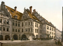 Muenchen, Hofbraeuhaus/ Photochrom von klassik art