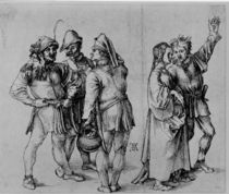 A.Duerer, Marktbauern im Gespraech von klassik art