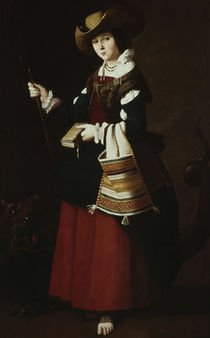 F.de Zurbaran, Hl.Margarete / 1635-1640 von klassik art