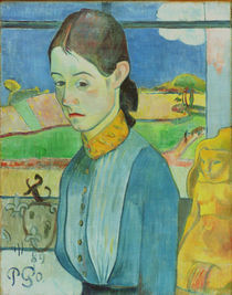 P.Gauguin, Junge Bretonin by klassik art