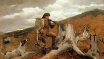 Winslow Homer, Jaeger mit Hunden by klassik art