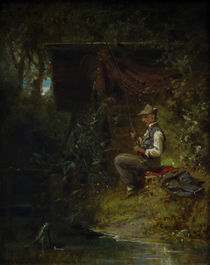 C.Spitzweg, Der Angler by klassik art