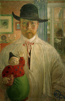 Carl Larsson, Selbstuntersuchung by klassik art