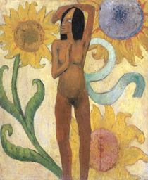 P.Gauguin, Nackte Frauenfigur by klassik art