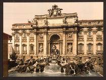 Rom, Fontana di Trevi / Photochrom by klassik art