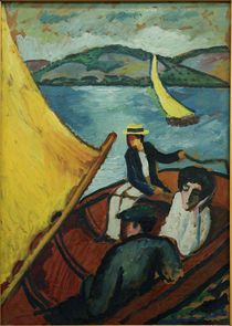 A.Macke, Segelboot, Tegernsee von klassik art