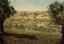 Jerusalem, Stadtansicht / Photochrom von klassik art