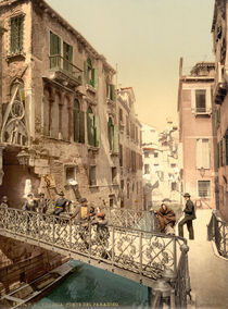 Venedig, Ponte del Paradiso / Photochrom by klassik art