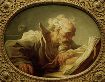 J. H.Fragonard, Les.alt.Mann (Philosoph) by klassik art