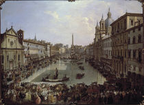 Rom, Piazza Navona unter Wasser / Pannin von klassik art