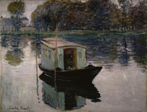 Claude Monet, Le bateau atelier von klassik art