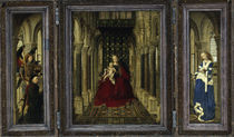 Jan van Eyck, Fluegelaltar 1437 von klassik art