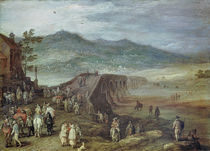 Jan Brueghel d.Ae., Bruecke zu Talavera by klassik art