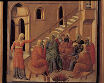 Duccio,  Petri Verleugnung by klassik art