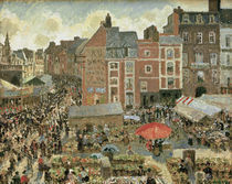 C.Pissarro, Jahrmarkt in Dieppe by klassik art